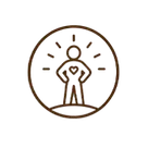 No pressure icon representing stress-free training